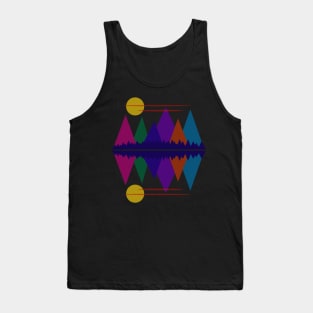 Moon Over The Mountains #8 Tank Top